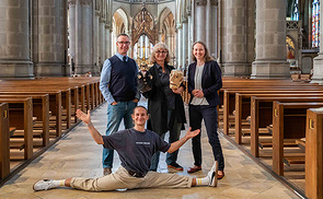 Gruppenfoto Mariendom / Pressekonferenz Lange Nacht der Kirchen in OÖ